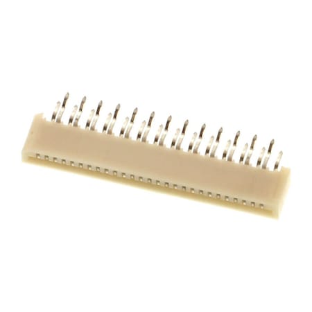 Molex Ffc/Fpc Connector, 27 Contact(S), 1 Row(S), Female, Straight, 0.039 Inch Pitch, Solder Terminal,  528062710